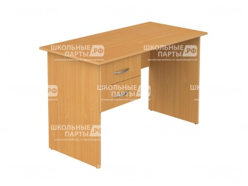 Стол для учителя письменный с подвесной тумбой 1200 мм (мод.1) СТПт1.12.01у